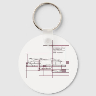 Fragmented Reality – Architectural Expression Key Ring