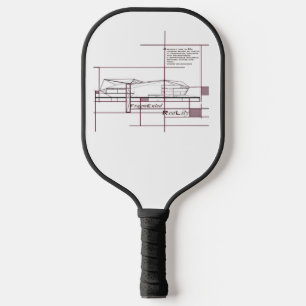 Fragmented Reality – Architectural Expression Pickleball Paddle