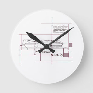 Fragmented Reality – Architectural Expression Round Clock