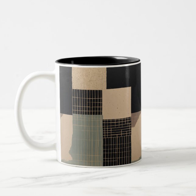 Fragments Abstract Print Cup (Left)