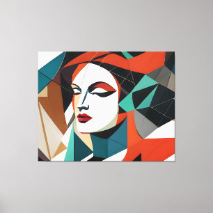 Fragments of Her Glossy Canvas Print