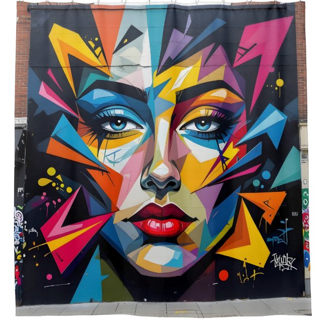 Fragments Of Identity -  Shower Curtain (Front)