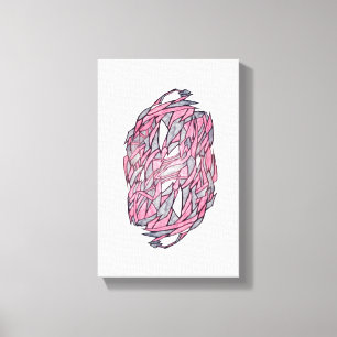 Fragments of Light – Modern Geometric Abstract Ca Canvas Print