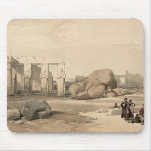 Fragments of the Great Colossus at The Memnonium, Mouse Mat