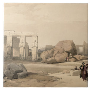 Fragments of the Great Colossus at The Memnonium, Tile