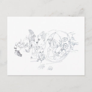 fragments postcard