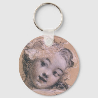 Fragonard Girl Key Ring