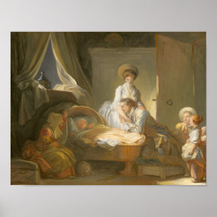 Fragonard Portrait – Jean-Honoré Fragonard Poster