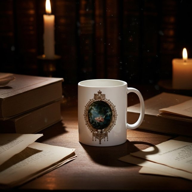 Fragonard The Swing Vintage Art Mug - Luxury Gold  (Creator Uploaded)