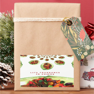 Fragrance of Life: Potpourri Inspirational Message Rectangular Sticker