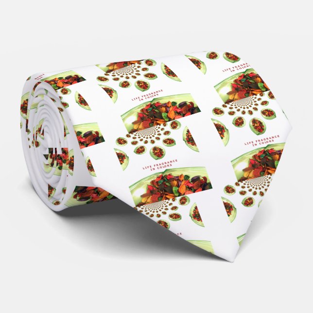 Fragrance of Life: Potpourri Inspirational Message Tie (Rolled)