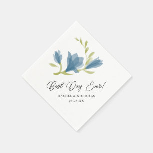 Fragrant Freesia Petals Best Day Ever! Napkin