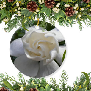 Fragrant Gardenias Ceramic Tree Decoration