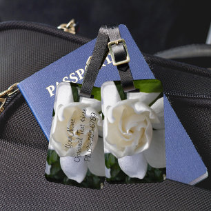 Fragrant Gardenias Luggage Tag