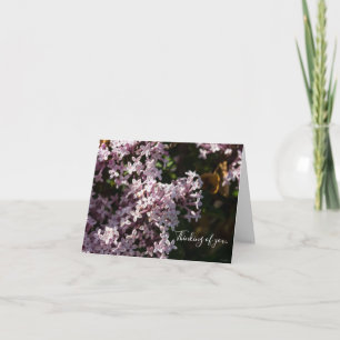 Fragrant Lilac Thinking Of You Card