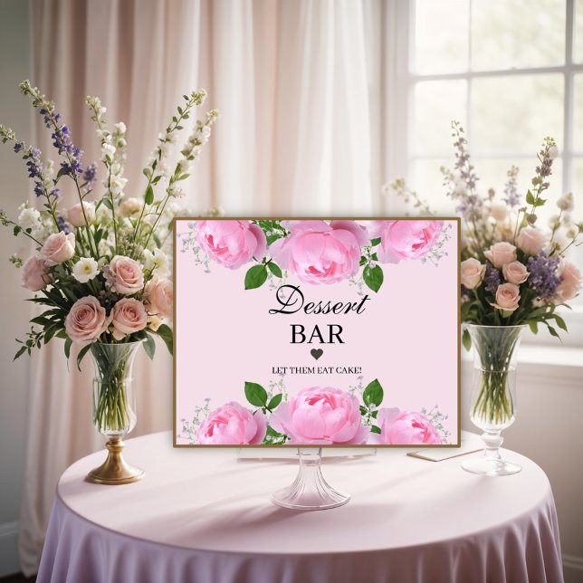 Fragrant Pink Roses, Dessert Bar Poster (Creator Uploaded)