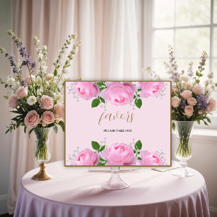 Fragrant Pink Roses, Party Favours  Poster