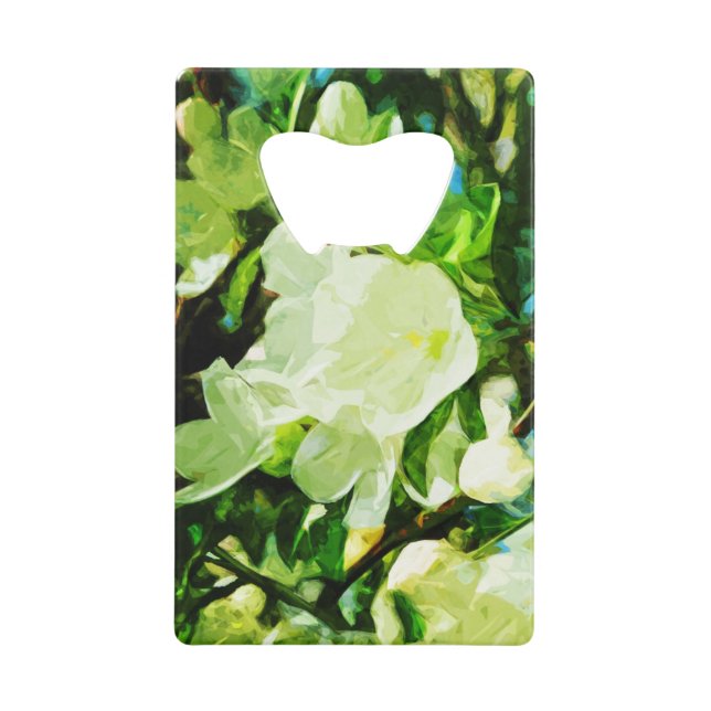 Fragrant Spring Apple Blossoms Abstract Impression (Front)