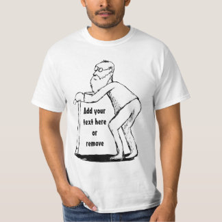 Frail Elder With Cane T-Shirt