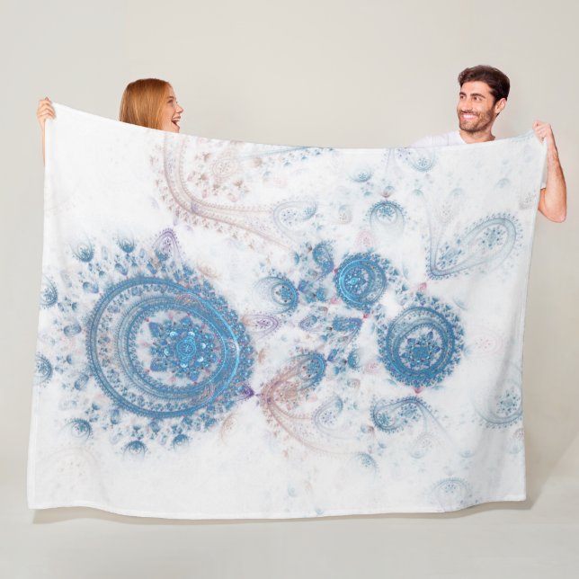 Frailty Steampunk Abstract Fleece Blanket (In Situ)