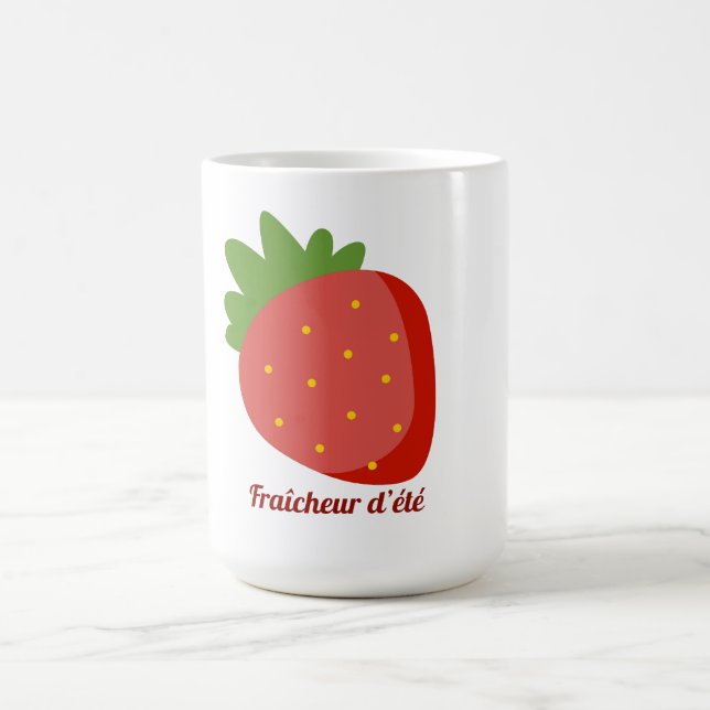 Fraise Fraîcheur d'été Coffee Mug (Center)