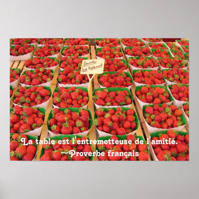 Fraises and Friendship Poster (Front)