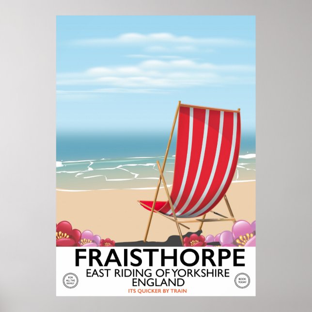 Fraisthorpe East Riding of Yorkshire, England. Poster (Front)