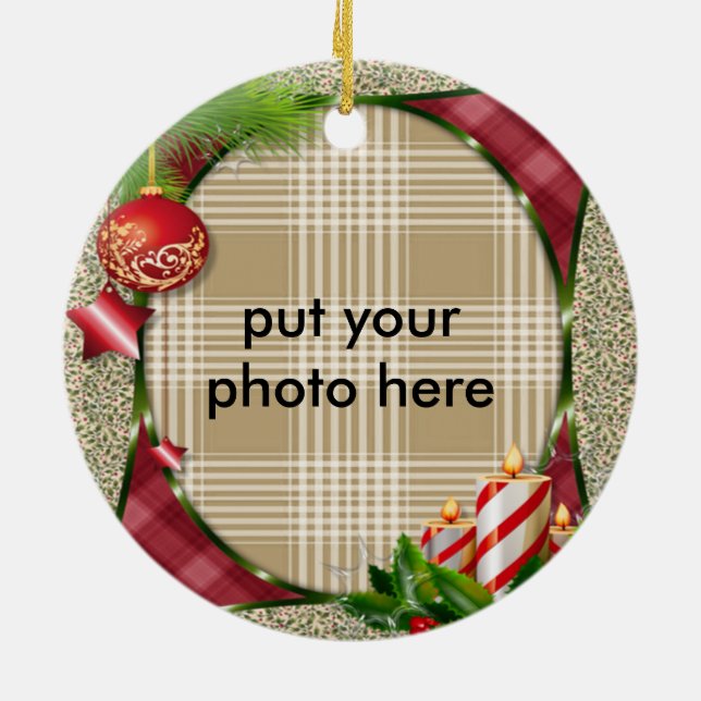 Frame christmas Ornament (Back)