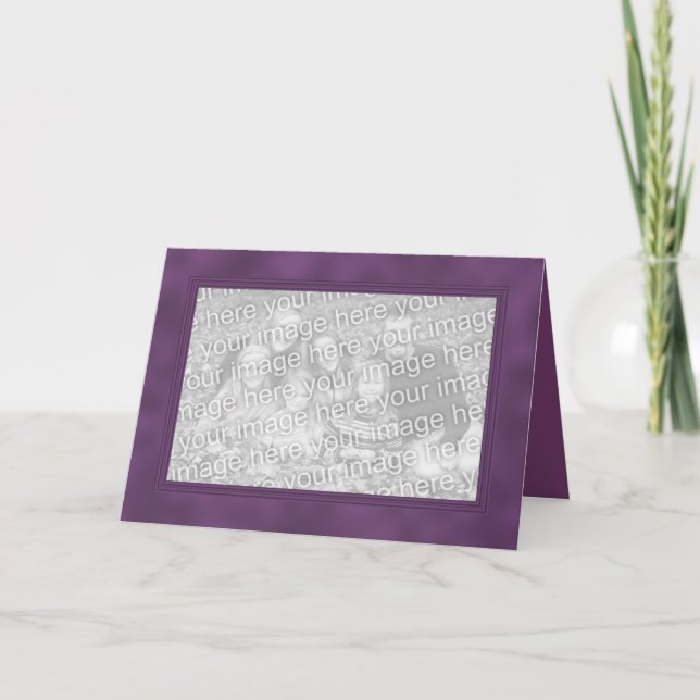 Frame Template Card - Smokey Magenta (Front)