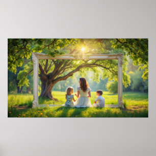 Frame tv design poster