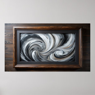 Frame tv design poster