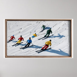 Frame tv design poster