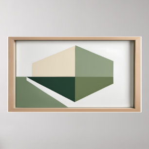 Frame tv design poster