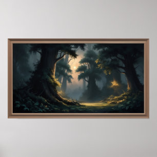 Frame tv design poster