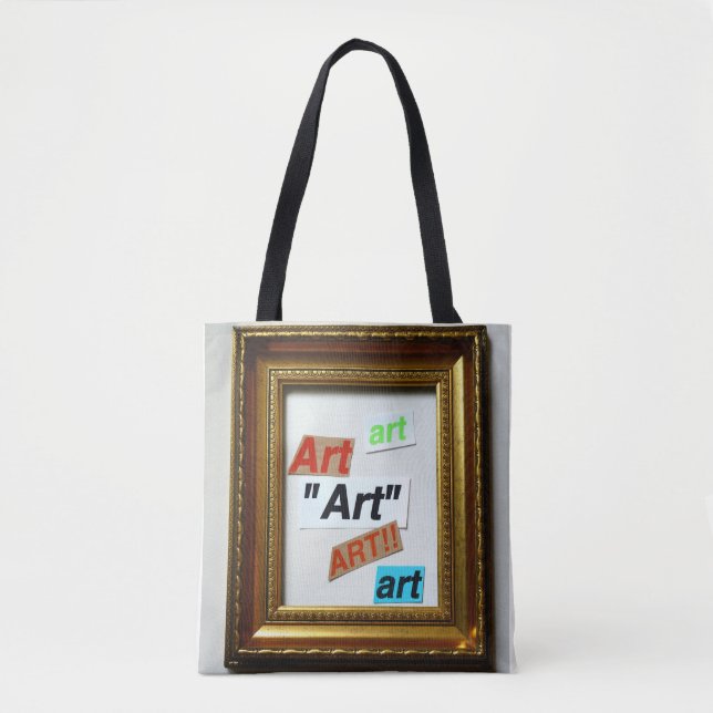 framed art tote bag (Front)