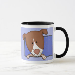 Framed Cartoon German Shorthaired Pointer Mug