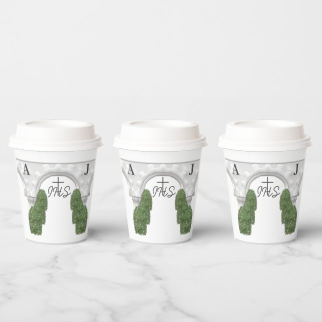 Framed Catholic Bible-Verse Themed  Paper Cups (Multi)