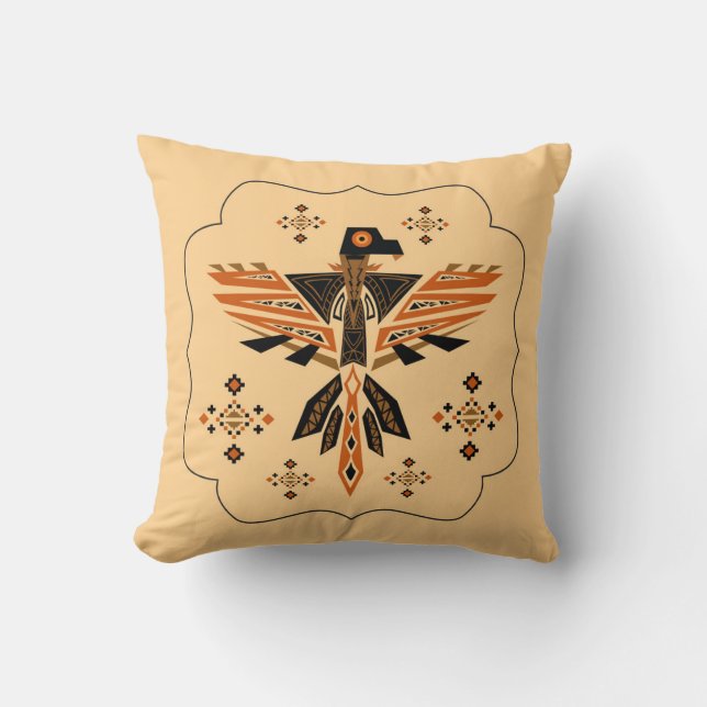 Framed Eagle Icon Cushion (Front)