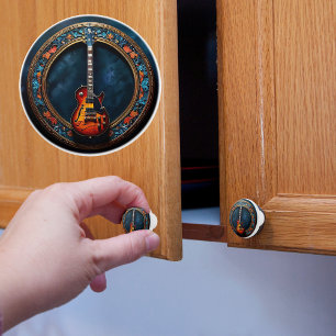Framed Electric Guitar Ceramic Knob
