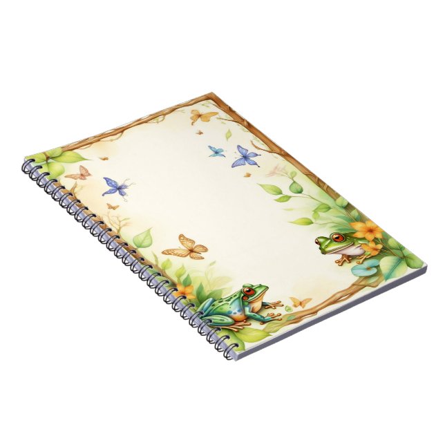 Framed  Frogs 2 Notebook (Right Side)