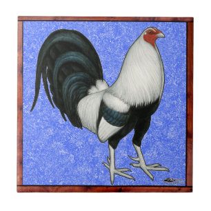 Framed Gamecock Tile