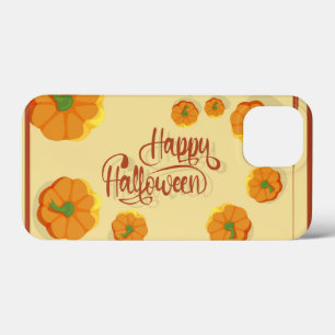 Framed greeting card Happy Halloween typography iPhone 13 Mini Case
