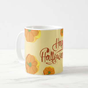 Framed greeting card Happy Halloween typography Coffee Mug