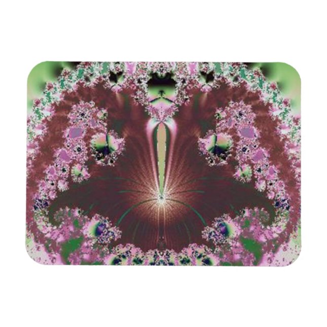 Framed in Pink Abstract Magnet (Horizontal)