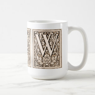 Framed Monogram 'W'- Mug
