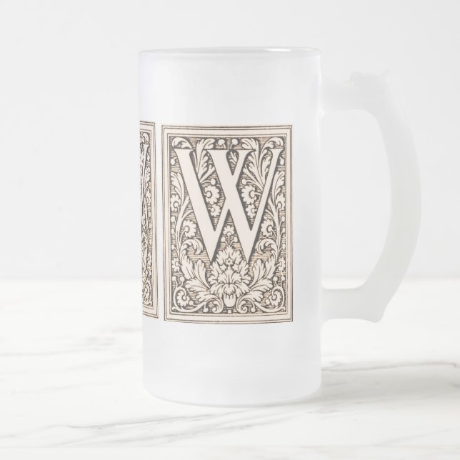 Framed  Monogram 'W'- Mug (Right)