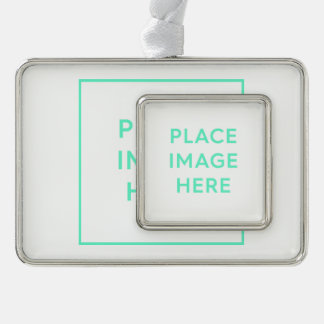 Framed Ornament (Horizontal), Silver Tone