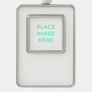 Framed Ornament (Vertical), Silver Tone