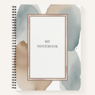 Framed Palette: Muted Wash Detail Notebook