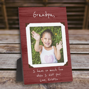 Framed Photo Plaque for Grandma / Grandpa